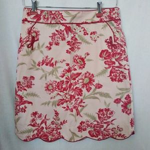 🌹Ann Taylor china doll retro floral skirt